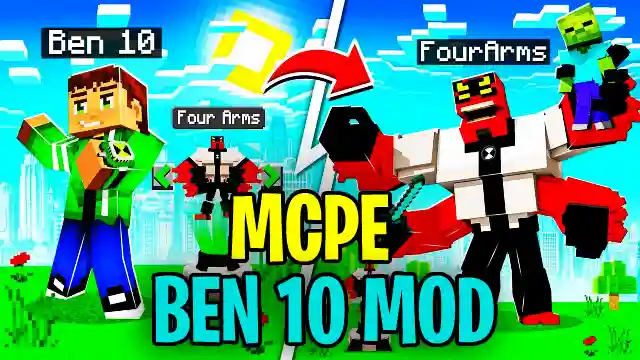 Minecraft pe ben 10 Omnitrix Mod download Android | Download Ben 10 ...