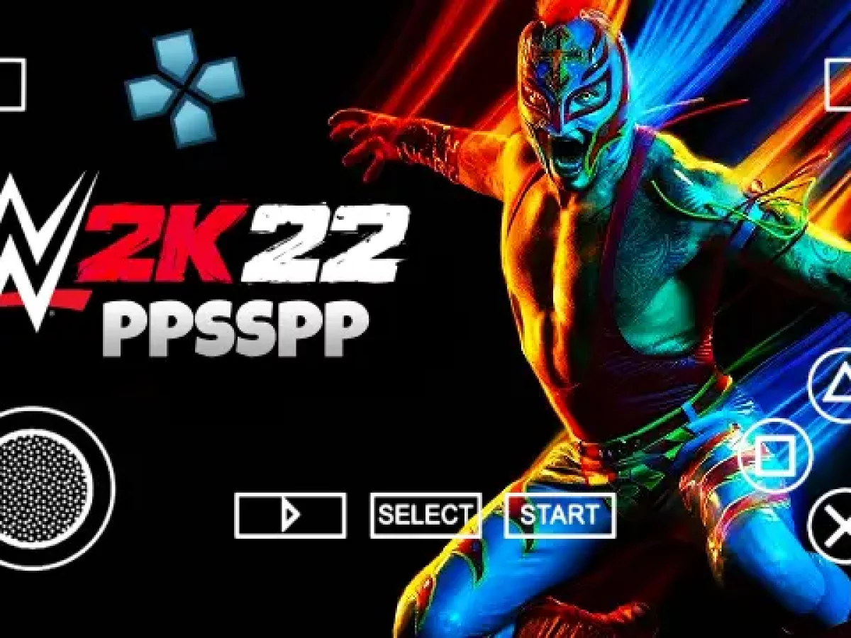 Download WWE 2K22 PPSSPP ISO Android Offline Best Graphics lastes