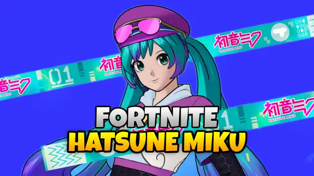 Hatsune Miku in Fortnite